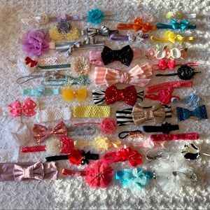 Hair bow lot (girls)